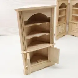 Garde robe décoratif de maison de poupée 1:12, compacte, faite à la main pour jeu de rôle, armoire Miniature 
