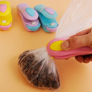 

Household Mini Snacks Plastic Bag Sealer Machine Portable Travel Hand Pressure Heating Head Sealing Kitchen Accessories Machine