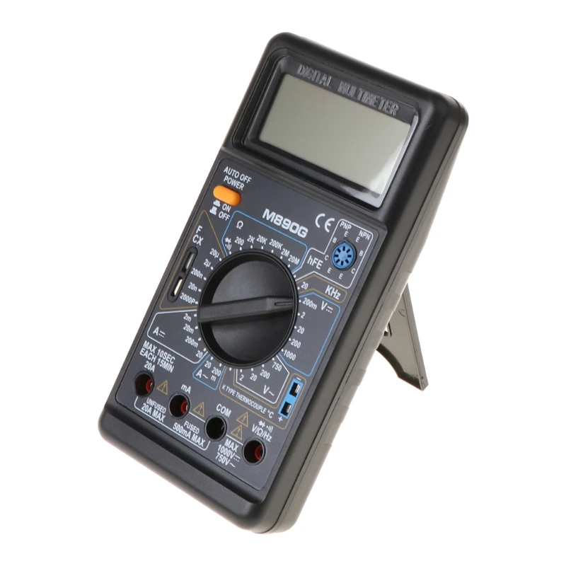Цифровой мультиметр M890G DMM AC DC Вольтметр Ом измеритель температуры тестовый