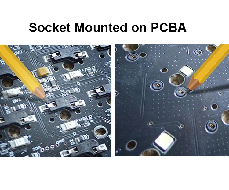 Hot-Swap-fähiger PCB-Sockel-Hot-Plug CPG151101S11 für Gateron Outemu-Tastat SM1 