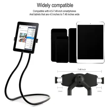 

Lazy Neck Stand Holder Long Arm Adjustable Mount Universal Phone For iPhone Flexible Rotate Bed 360 Degree Desktop Support Brack