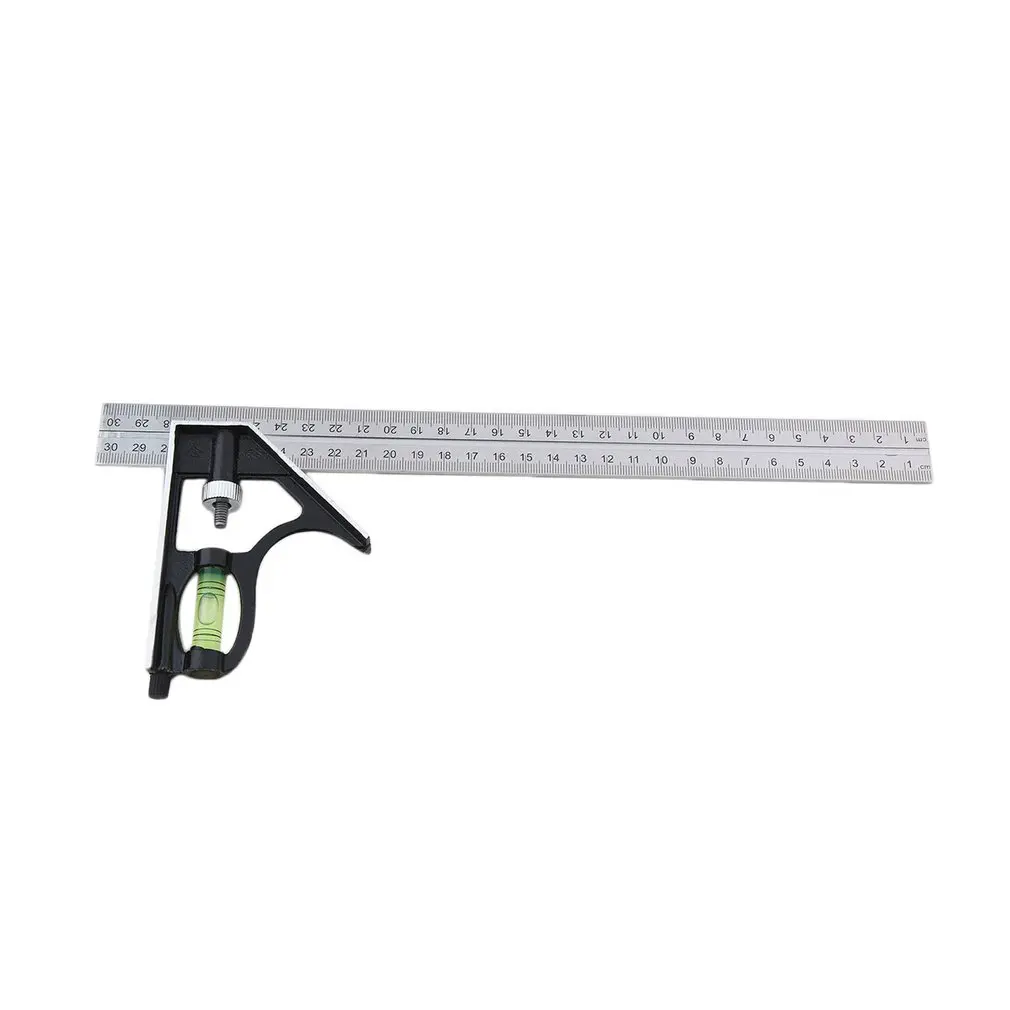 Hot Stainless Steel Adjustable Combination Square Angle Ruler Measuring Tools LSK99