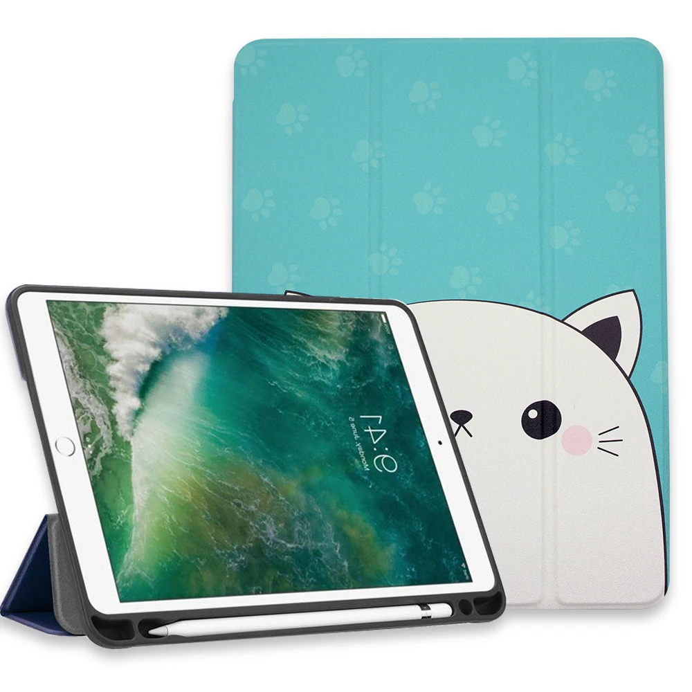 Для Apple iPad 7 10 2 2019 поколения чехол для нового дюйма тонкий флип Мягкий защитный