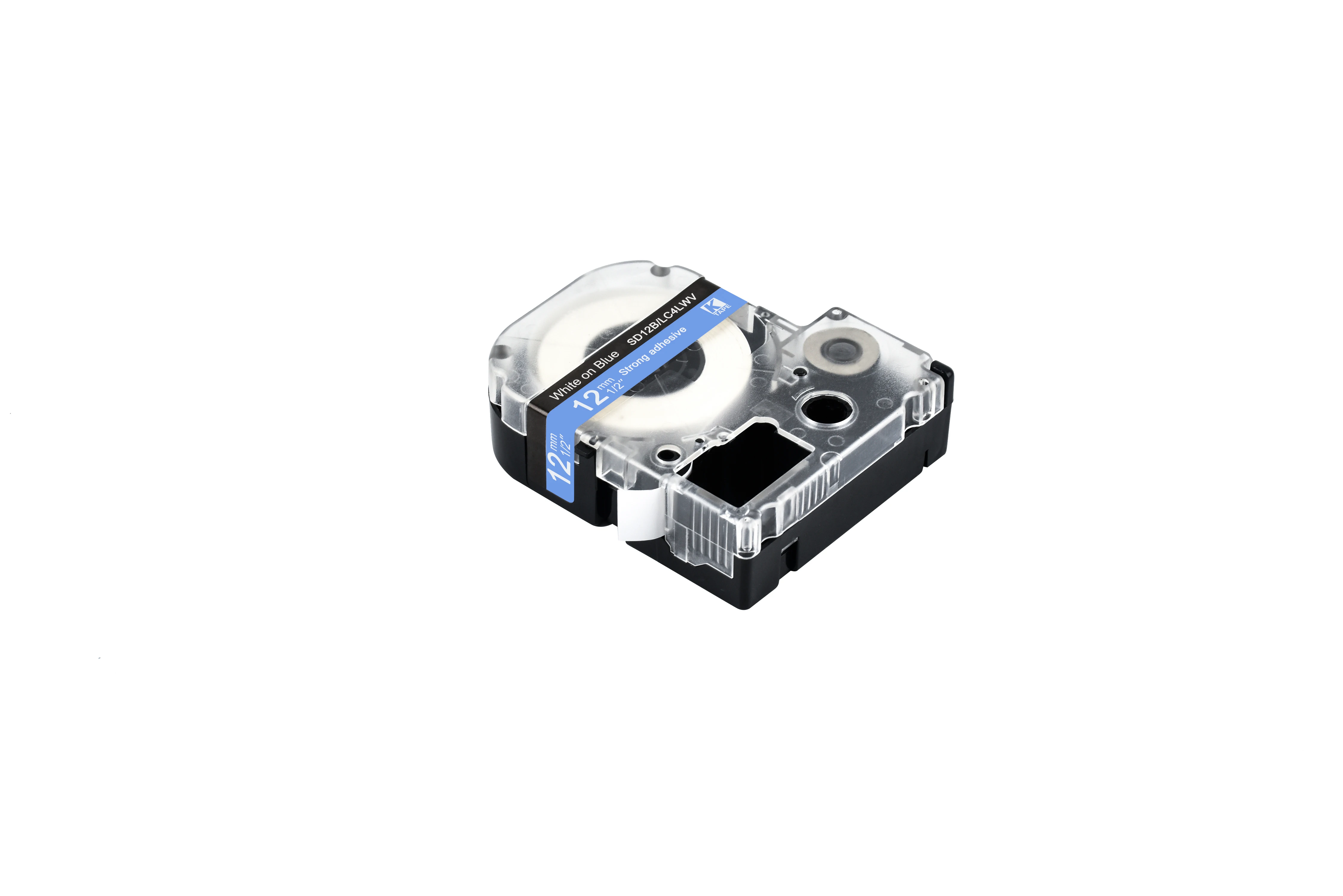 12 мм белый на синем SD12B совместимый Epson KingJim принтер этикеток LC-4LWV ламинированная Этикетка ленты LC4LWV для LW-300 400
