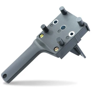 

Workshop Woodworking Punch Drill Positioner Guide Kit Straight Hole Equiupment