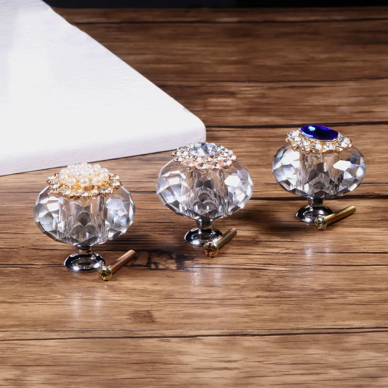 

Crystal Cabinet Knobs and Handles Luxury Cabinet Pulls Dresser Drawer Knobs Kitchen Handles Furniture Handle Hardware