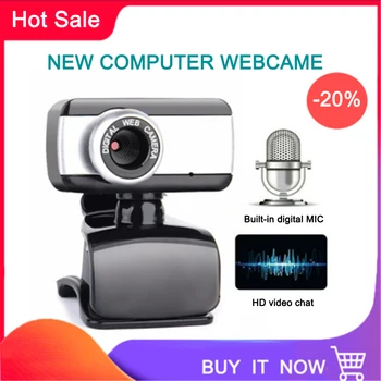 

50.0 Mega Pixel USB 2.0 HD Camera Webcam Clip Web Cam With Microphone For Computer Skype Live Class Conference PC Video MSF