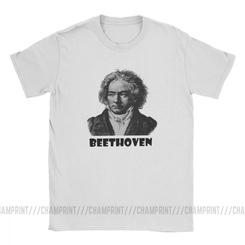 Мужская футболка с коротким рукавом Beethoven Классическая Музыкальная симфония