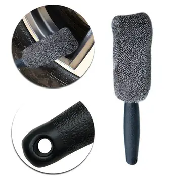 

Parts Tire brush Replacement Universal Cleaner Car Gray+Black Accessory