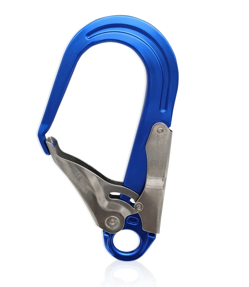 Outdoor Climbing Rescue Rope Safety Buckle For Aerial Work 25KN Aviation Aluminum Alloy Mountaineering | Мебель