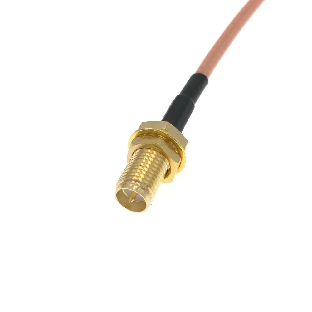 MMCX Male Right To RP-SMA Female RG316 5