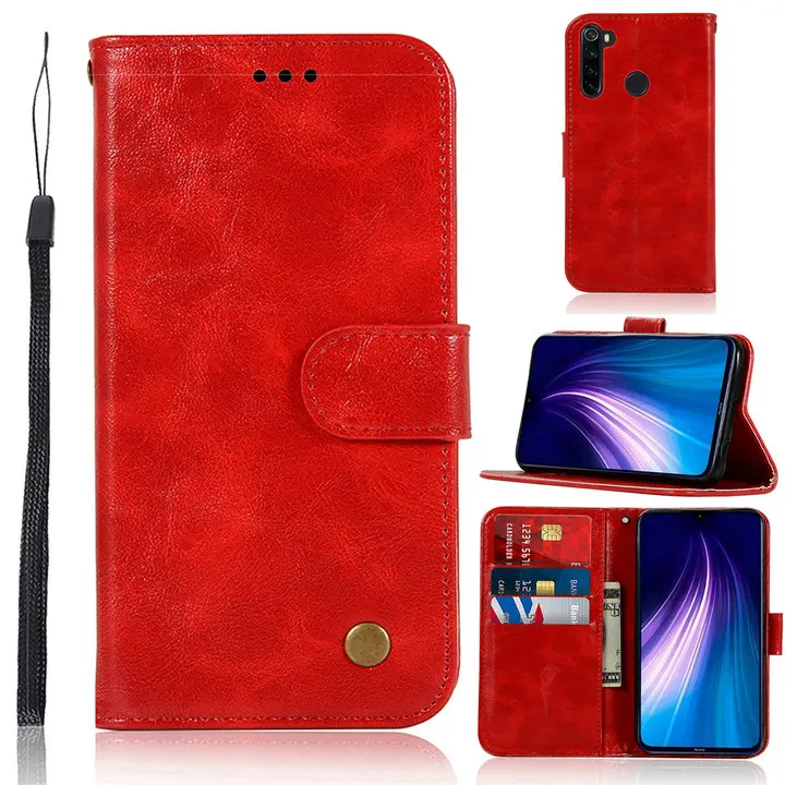 Красный mi Note 8 Pro Роскошный чехол Funda Xiao mi Red mi Note 8 Pro Чехол из искусственной кожи мраморный флип-чехол для mi Red mi Note 8 чехол Note8 Capa