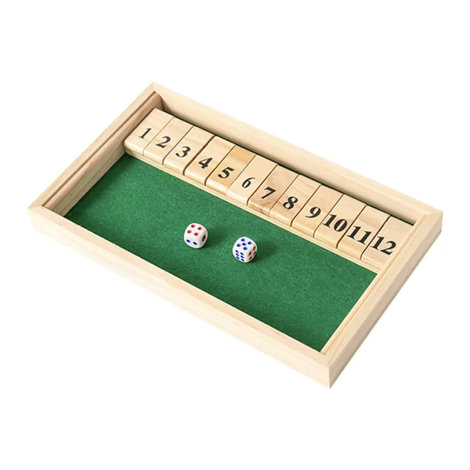 Acheter Ramidos Jeu de dés en bois Shut The Box, jeu de société