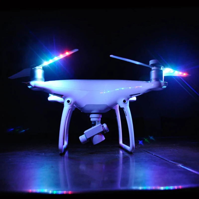 1 пара светодиодный Пропеллер для DJI Phantom 3 F450 Mi Drone 3DR SOLO PUO88