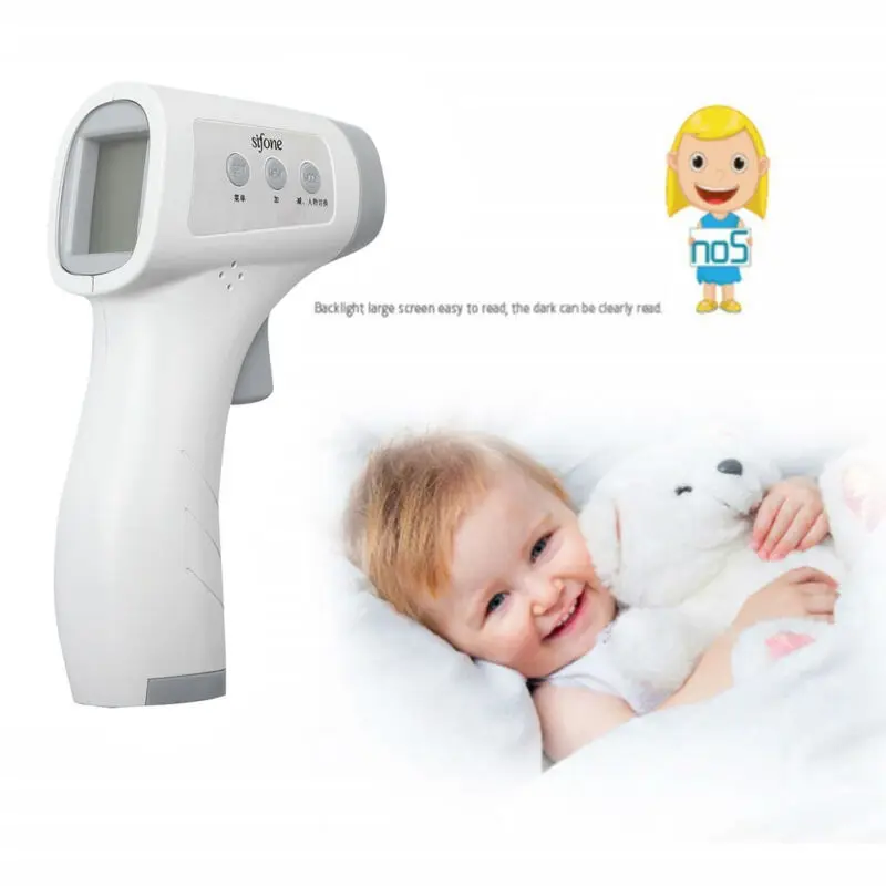 

Infrared Baby Thermometer Digital Adult Forehead Non-contact Body Measurement Thermometer With LCD Backlight