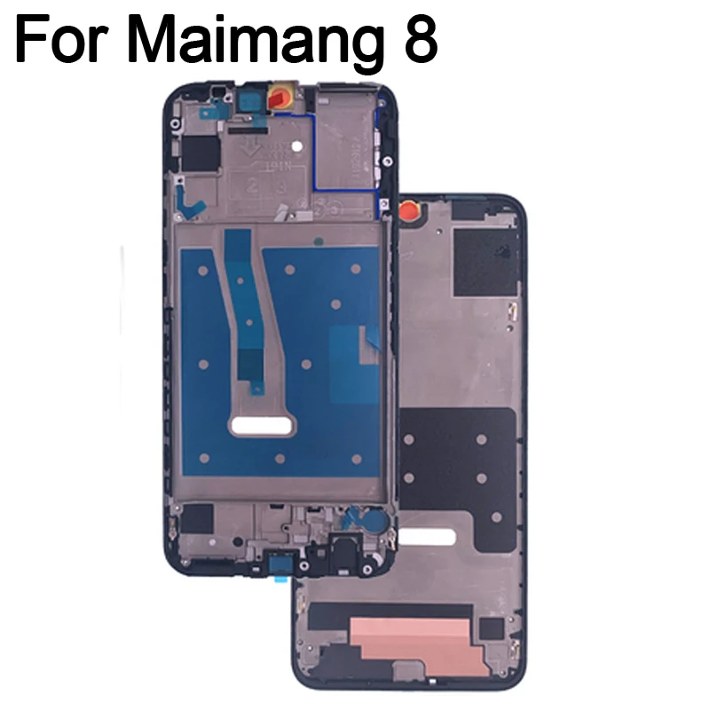 Держатель ЖКД-экран передняя рамка для Huawei maimang 8 корпус средняя рамка с кнопками громкости питания Maimang8
