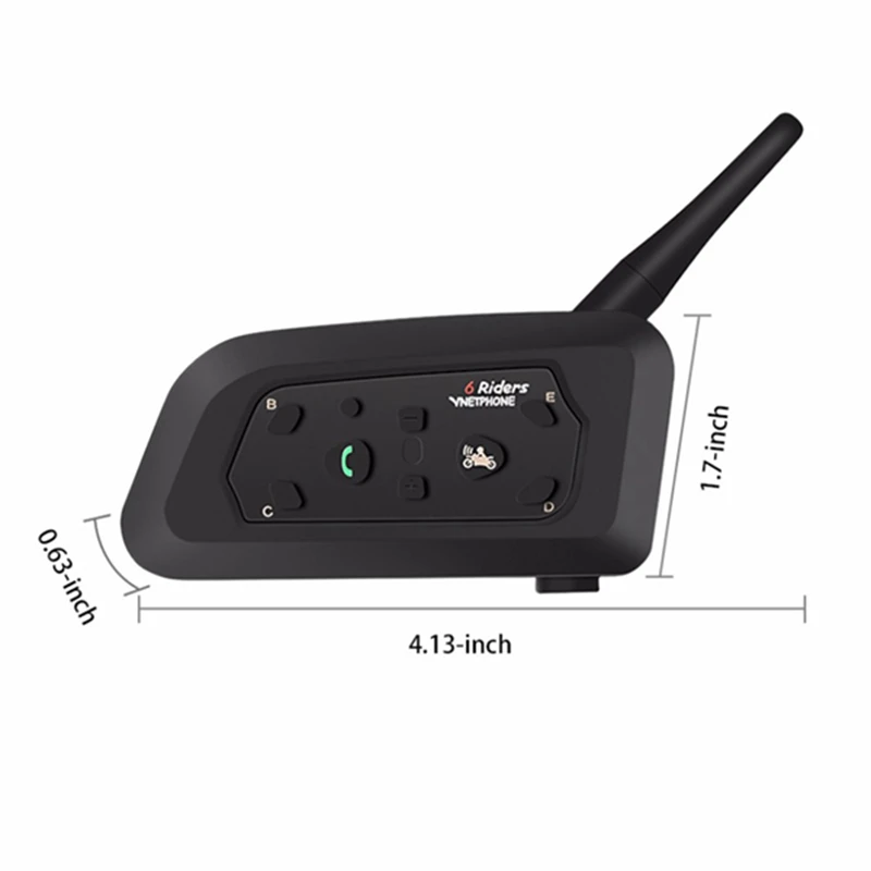 VNETPHONE 2 шт мотоциклетная Bluetooth гарнитура шлем рация 1200 м Mp3