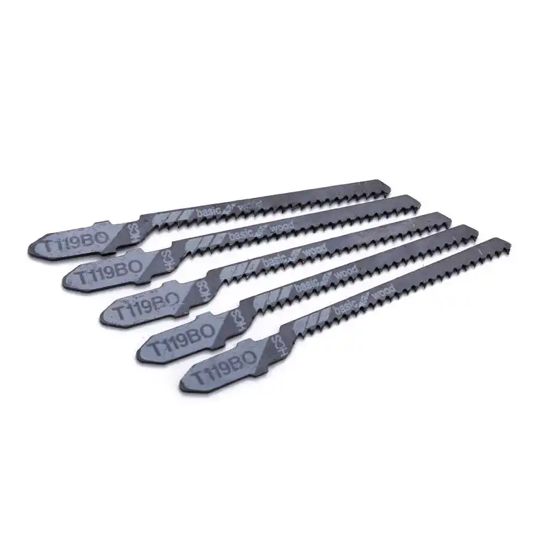 Set Of 5 Jigsaw Blade Curve Cutting Tool For Bosch Makita T Shank