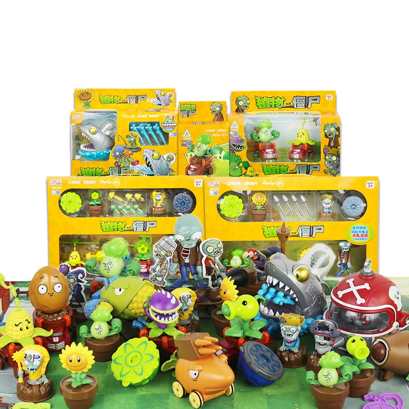 

Plants Vs Zombies Peashooter PVC Action Anime Figure Model Toy Gifts Toys For Children High Quality Launch Plants
