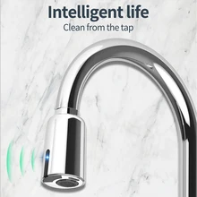 Smart Sensor Faucet Mouth Touchless Faucet Spray Head Replacement for Kitchen Sink HFD889