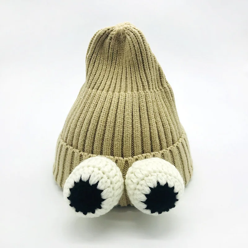 Зимний милый акриловый вязаный бини для девочек, шапочки для мальчиков, шапочки с костями, вязаная шапка для малышей