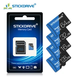 Carte Micro SD TF, 4 go 8 go 16 go 32 go 64 go 128 go, classe 10, mémoire Flash, adaptateur pour Smartphone 