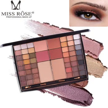 

MISS ROSE Eye Shadow Disk Blush Pressed Powder Makeup Box Color Makeup Box