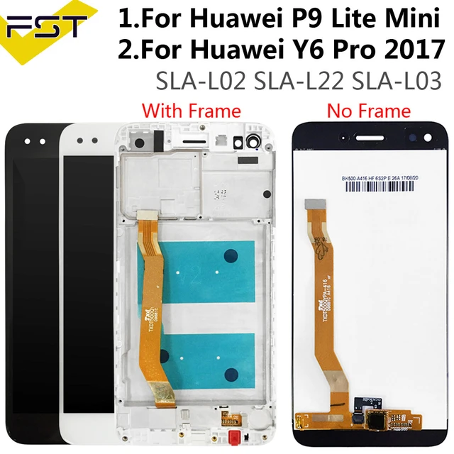 En riesgo diversión Macadán For Huawei P9 Lite Mini Lcd Display Touch Screen For Huawei Y6 Pro 2017 Lcd  With Frame P9 Lite Mini Lcd Sla L02 L22 L03 Screen - Mobile Phone Lcd  Screens - AliExpress