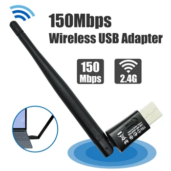 

wireless external ethernet 802.11n laptop usb 2.4g desktop wifi adapter antena dongle lan wi-fi card longo alcance