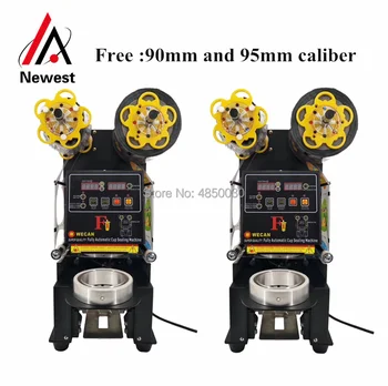 

Full Automatic Cup sealing machine Bubble tea machine Cup sealer For 90/95/mm size PP/PET/Paper Cups 220V/110V