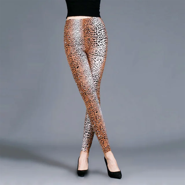 YSDNCHI Work Out Legging Sporting New Leopard Print Pants Women High Waist Legings Fitness Gym Push Up Trousers carhartt leggings