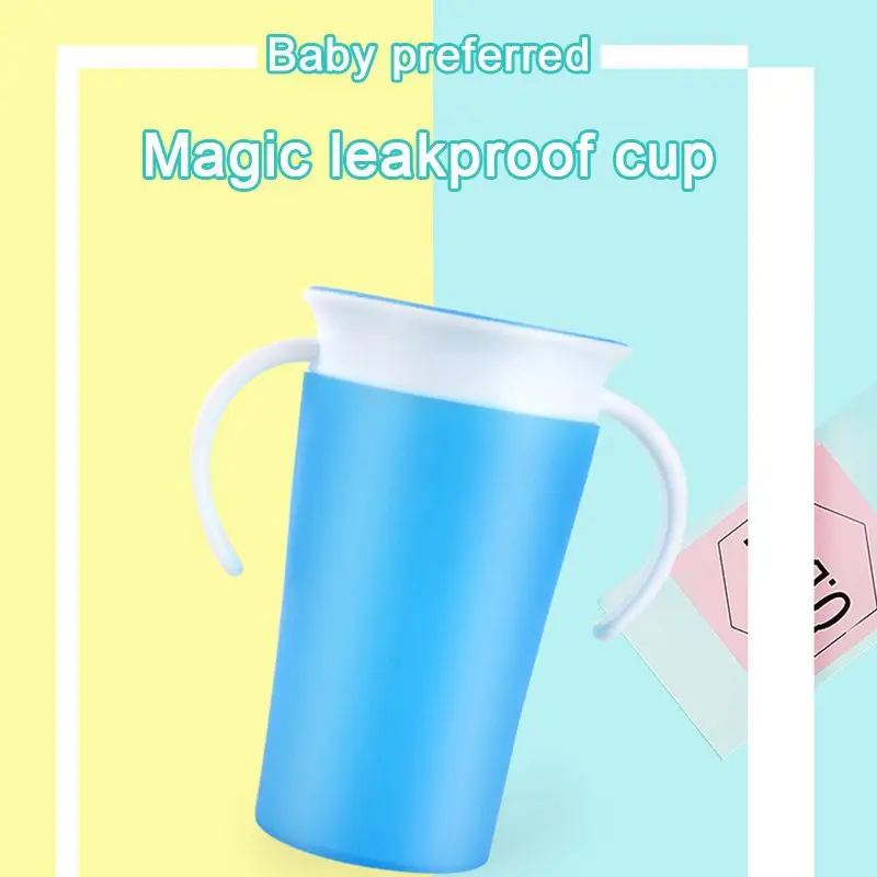 Magic leakproof sprinkle Drinking cup Children's 361-degree leak-proof cup baby training cup