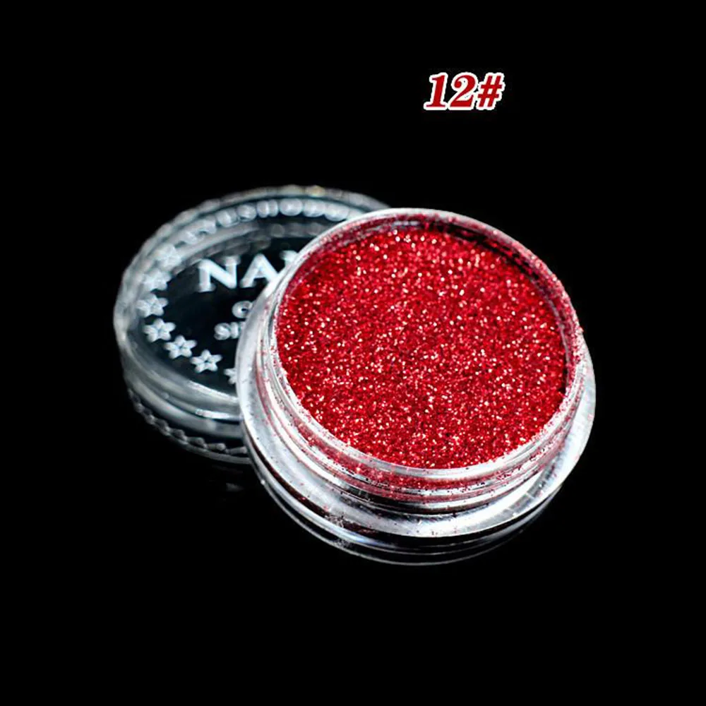 24 kleuren Cosmetica Ogen губ Gezicht Макияж Блеск Мерцающий поедер монохромный Ogen Baby Braid Parel Poeder блестки Glanzende - Цвет: 12