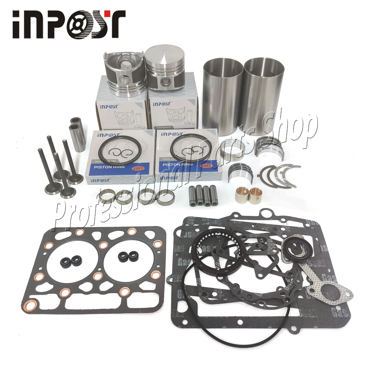 

New Overhaul Rebuild Kit for Kubota Z600 ZB600 Engine B4200 Tractor