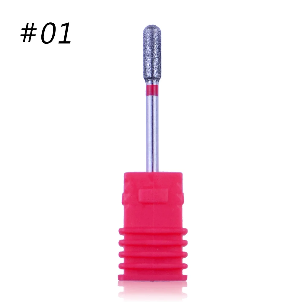 20 Types Milling Cutter For Manicure Diamond Nail Drill Bits Rotate Burr Electric Nail Drill Pedicure Remove Tool Accessory