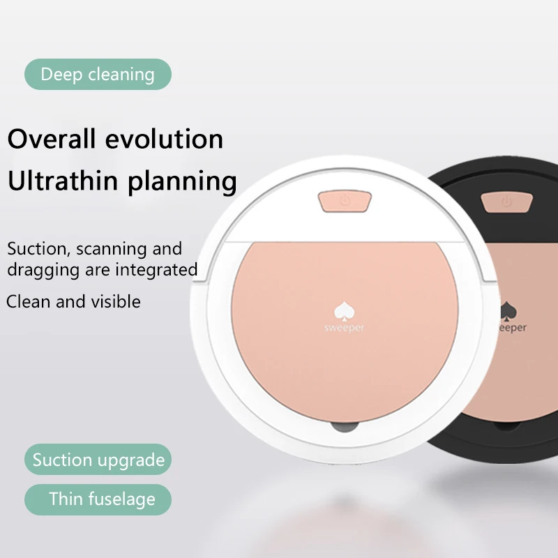 

2019 New Automatic Vacuum Cleaner Smart Robot Sweeper Multi-Surface Floor Cleaner Intelligent Cleaner Home Cleaning Tools