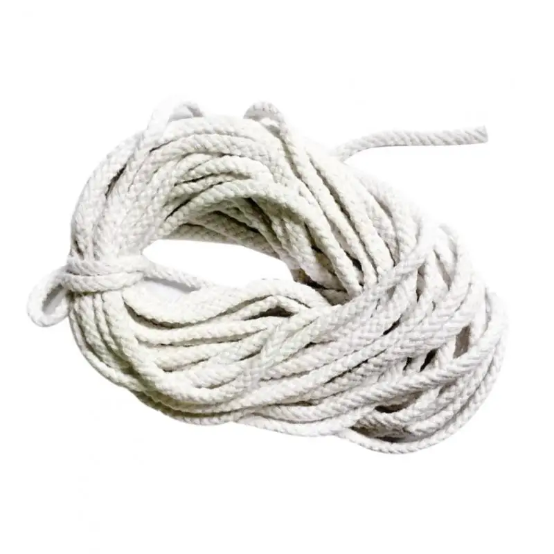 10mx5mm 100% Cotton Rope Sash Bleached Cord Twine Washing Clothes Craft Use