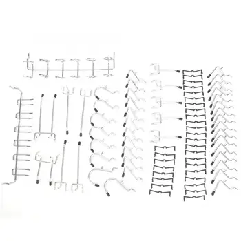 

80 Pcs Hook Storage Pegboard Hook Set Tool Equipment Organization Tool for Storage Organization Accessory