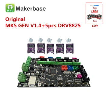 

3d printer controller MKS Gen V1.4 main board control card support TMC2208 TMC2100 TMC2130 TMC2209 DRV8825 A4988 stepper driver