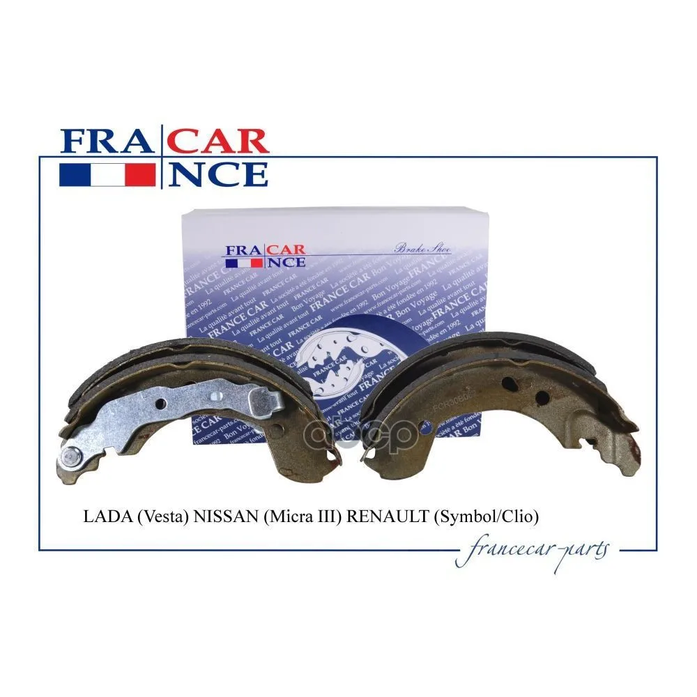 Колодки Тормозные Барабанные2(203х38) Lada(Vesta) Nissan(Micra Iii) Renault(Symbol/Clio) Fcr30b062 Francecar арт. FCR30B062