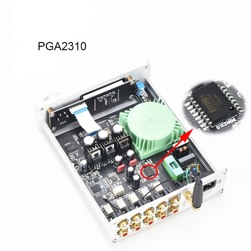 Lusya 4 в 1 выход Lossless выбор сигнала переключения ЦАП PGA2310 Bluetooth 5,0 усилитель с пультом дистанционного управления T1058