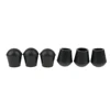 6pcs Round Bottom Rubber Tip For Triangle Cane Stool Crutches Chair 3/4" 2