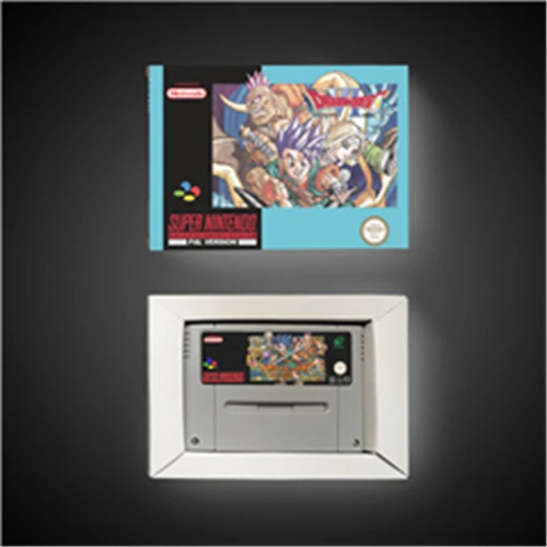 Dragon Quest VI-Европейская версия RPG игровая карта аккумуляторная батарея с розничной коробкой