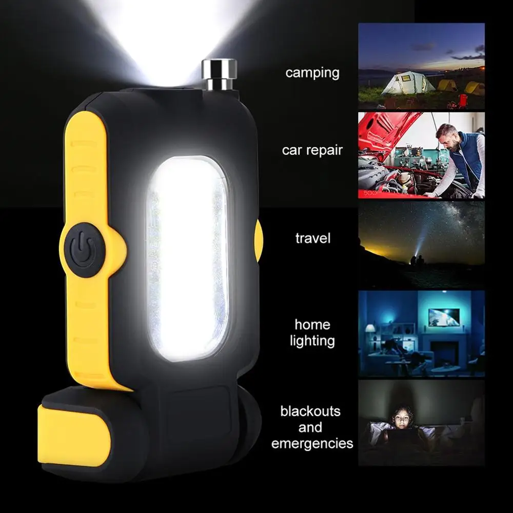 

Strong Magnet Led Flashlight 3 Modes Battery Operated Working Lamp Magnet Mini Lighting Led Flashlight Lamp