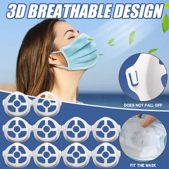 

Mask Bracket Reusable Dustproof 3D Mask Filter Non-stick Lipstick Breathable Mask Artifact Mask Inner Pad Bracket Outdoor
