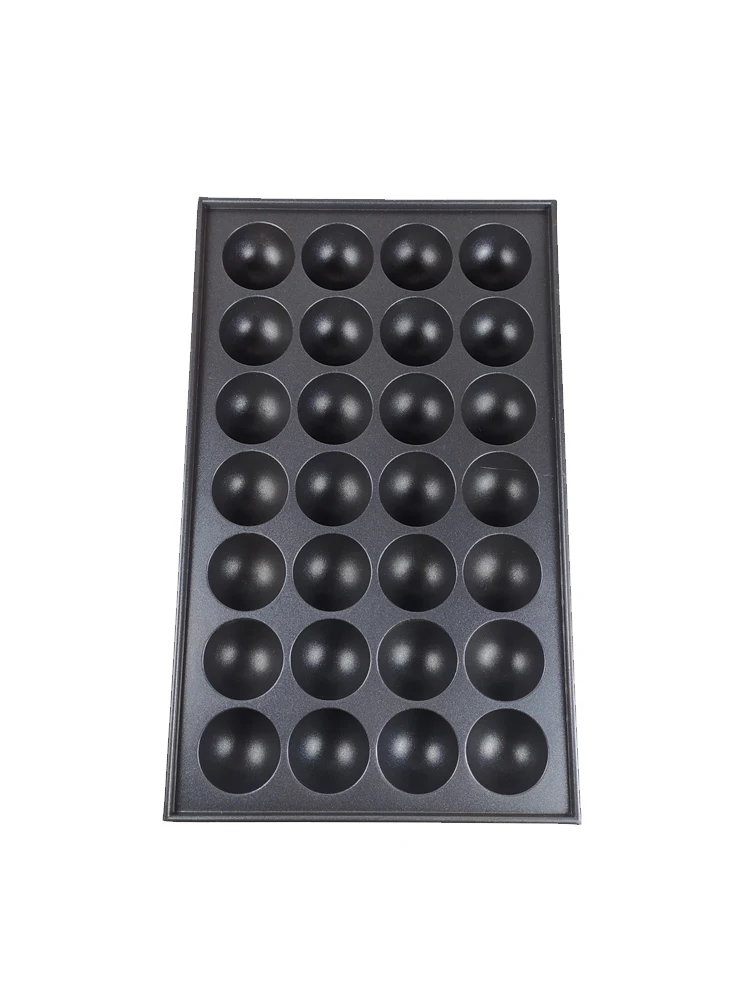 

Запасная часть решетки для гриля Takoyaki, шарик-осьминог, сковорода без прилипания с 28 формами в одной пластине