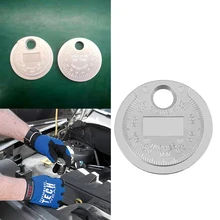 Автомобильная свеча зажигания измерительный прибор тип монеты Свеча зажигания дальномер 0,6-2,4 мм портативный маленький Свеча зажигания измерительная линейка