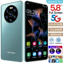 

Original Global Version Mate40 Mobile Phones 12GB+512GB смартфоны Face recognition fingerprint unlock Smartphone Android 10.0