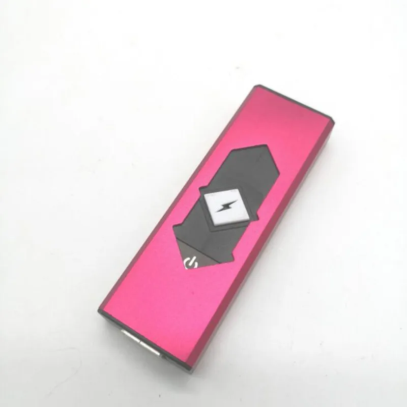 Креативная сигарета с зарядкой от USB Зажигалка перезаряжаемая двойная дуговая Электронная Зажигалка Ветрозащитная беспламенная супер зажигалка для мужчин