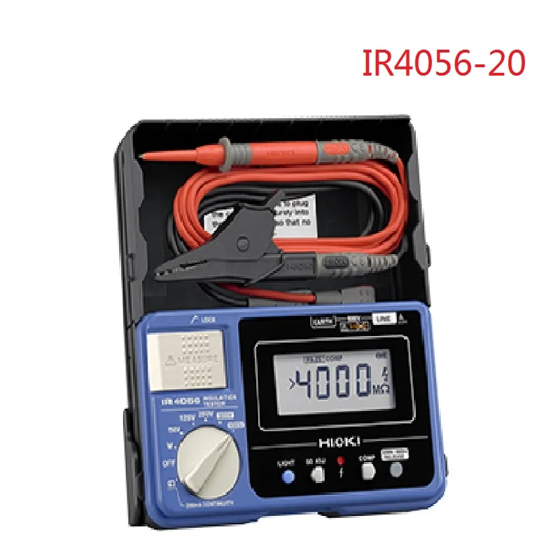 

HIOKI IR4056-20 Digital Insulation Resistance Tester High Precision 5-Range 50 to 1000V Continuity Electronic Tester
